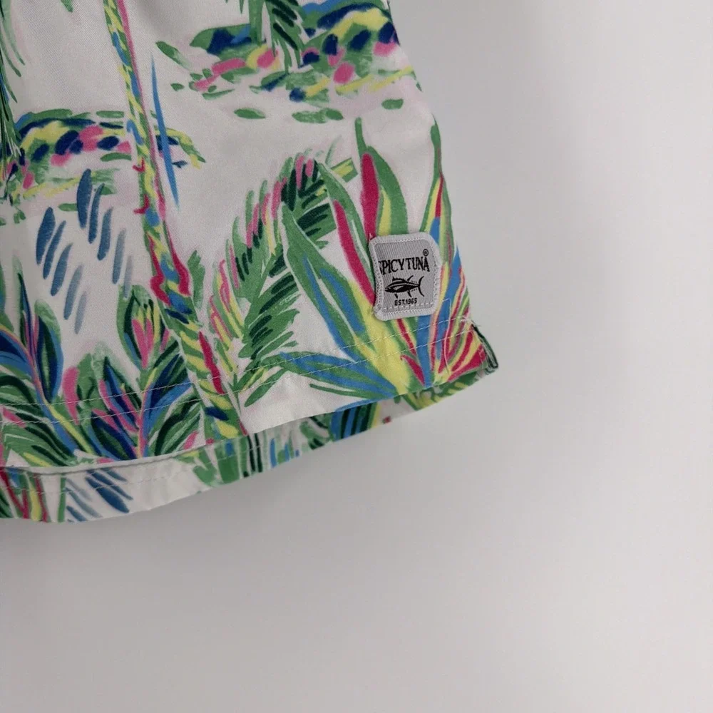 Spicy‎ Tuna Swim Trunks Boys Mens Size Small Lined Set of 2
